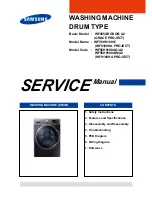 Preview for 1 page of Samsung WF56H9100A Series Service Manual