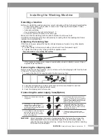 Preview for 7 page of Samsung WF6704S7 Owner'S Instructions Manual