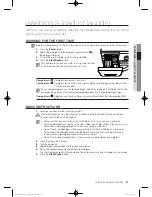 Preview for 21 page of Samsung WF756UMSA User Manual