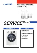 Preview for 1 page of Samsung WF80F5E series Service Manual