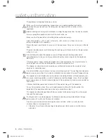 Preview for 6 page of Samsung WF8500BEA User Manual