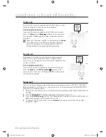 Preview for 20 page of Samsung WF8500BEA User Manual