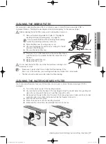 Preview for 27 page of Samsung WF8694AH(A/C/D/F/G/H/R/S/T/V/W/Z)(U) User Manual