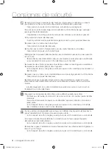 Preview for 8 page of Samsung WF8700ASA (French) Manuel D'Utilisation