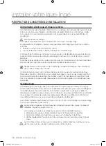 Preview for 14 page of Samsung WF8700ASA (French) Manuel D'Utilisation