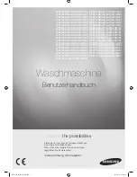 Samsung WF8700BS (German) Benutzerhandbuch предпросмотр