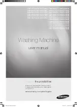 Samsung WF8700CP(A/F/G/H/S/V/W/Z) User Manual preview