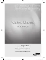 Samsung WF8700EP User Manual preview