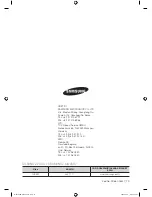 Предварительный просмотр 36 страницы Samsung WF8700SDV Quick Manual