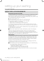 Предварительный просмотр 14 страницы Samsung WF8754SP User Manual