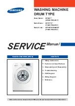 Samsung WF906 Series Service Manual preview