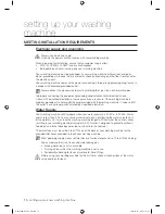 Preview for 10 page of Samsung WF9804EWE User Manual