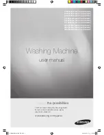 Samsung WF9850EW User Manual preview