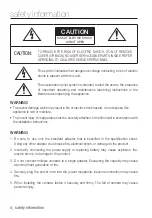 Preview for 4 page of Samsung WISENET SCV-5081RP User Manual