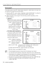 Preview for 24 page of Samsung WISENET SCV-5081RP User Manual