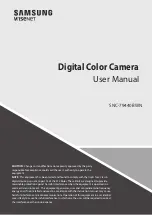 Samsung Wisenet SNC-79440BWN User Manual предпросмотр