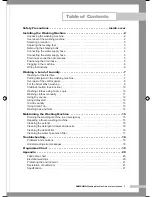 Preview for 3 page of Samsung WM1255A Owner'S Instructions Manual