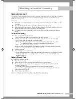 Preview for 15 page of Samsung WM1255A Owner'S Instructions Manual