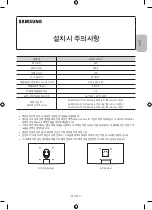 Preview for 11 page of Samsung WMN-M10E Cautions When Installing