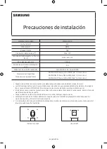 Preview for 38 page of Samsung WMN-M10E Cautions When Installing