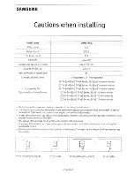 Preview for 2 page of Samsung WMN-M12A Installation Manual