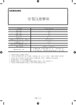 Preview for 88 page of Samsung WMN-M15EB Cautions When Installing