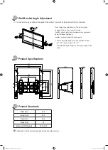 Preview for 4 page of Samsung WMN4277SK Installation Manual