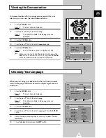 Preview for 11 page of Samsung WS-28A116D Owner'S Instructions Manual