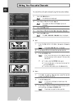 Preview for 14 page of Samsung WS-28A116D Owner'S Instructions Manual