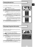 Preview for 19 page of Samsung WS-28A116D Owner'S Instructions Manual