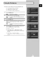 Preview for 21 page of Samsung WS-28A116D Owner'S Instructions Manual