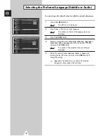 Preview for 22 page of Samsung WS-28A116D Owner'S Instructions Manual