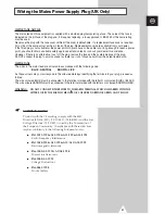 Preview for 51 page of Samsung WS-28A116D Owner'S Instructions Manual