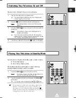 Preview for 10 page of Samsung WS-28M064N Owner'S Instructions Manual