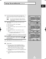 Preview for 16 page of Samsung WS-28M064N Owner'S Instructions Manual