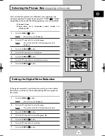 Preview for 22 page of Samsung WS-28M064N Owner'S Instructions Manual