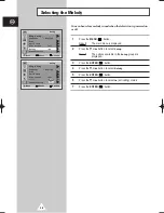 Preview for 27 page of Samsung WS-28M064N Owner'S Instructions Manual