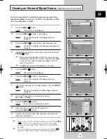 Preview for 34 page of Samsung WS-28M064N Owner'S Instructions Manual