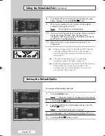 Preview for 22 page of Samsung WS-28M204D Owner'S Instructions Manual