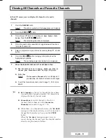 Preview for 23 page of Samsung WS-28M204D Owner'S Instructions Manual