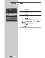 Preview for 30 page of Samsung WS-28M204D Owner'S Instructions Manual