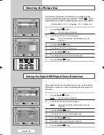 Preview for 40 page of Samsung WS-28M204D Owner'S Instructions Manual