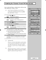 Preview for 49 page of Samsung WS-28M204D Owner'S Instructions Manual