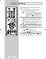 Preview for 56 page of Samsung WS-28M204D Owner'S Instructions Manual