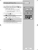 Preview for 23 page of Samsung WS-32Z306V Owner'S Instructions Manual