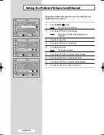 Предварительный просмотр 34 страницы Samsung WS-32Z308P Owner'S Instructions Manual