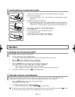 Предварительный просмотр 8 страницы Samsung WS-32Z308T Owner'S Instructions Manual