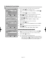 Предварительный просмотр 16 страницы Samsung WS-32Z308T Owner'S Instructions Manual