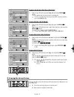 Предварительный просмотр 20 страницы Samsung WS-32Z308T Owner'S Instructions Manual