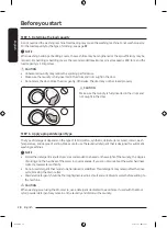 Предварительный просмотр 28 страницы Samsung WW BB Series User Manual